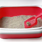 Happy Puss clumping cat litter box with premium bentonite litter, designed for strong odor control, fast clumping, and easy cleaning for cats in UAE homes
