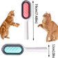 Pet grooming brush for cats and dogs