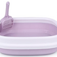 Cat Litter box- open tray with litter scoop