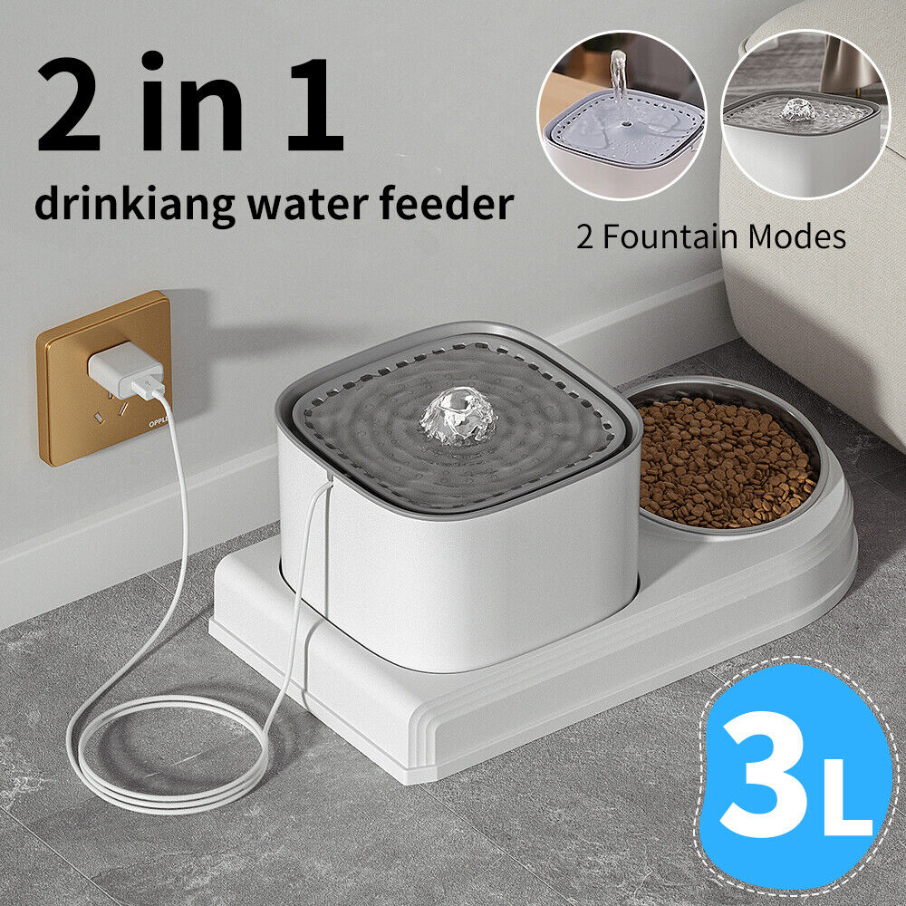 Automatic pet water dispenser  2-in-1