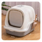 Cat litter box enclosed , sand box with free cat litter scoop